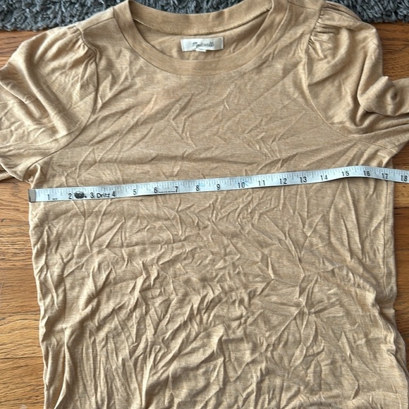 NWT Madewell AVRINA Top in Toffee Color - Picture 9 of 13